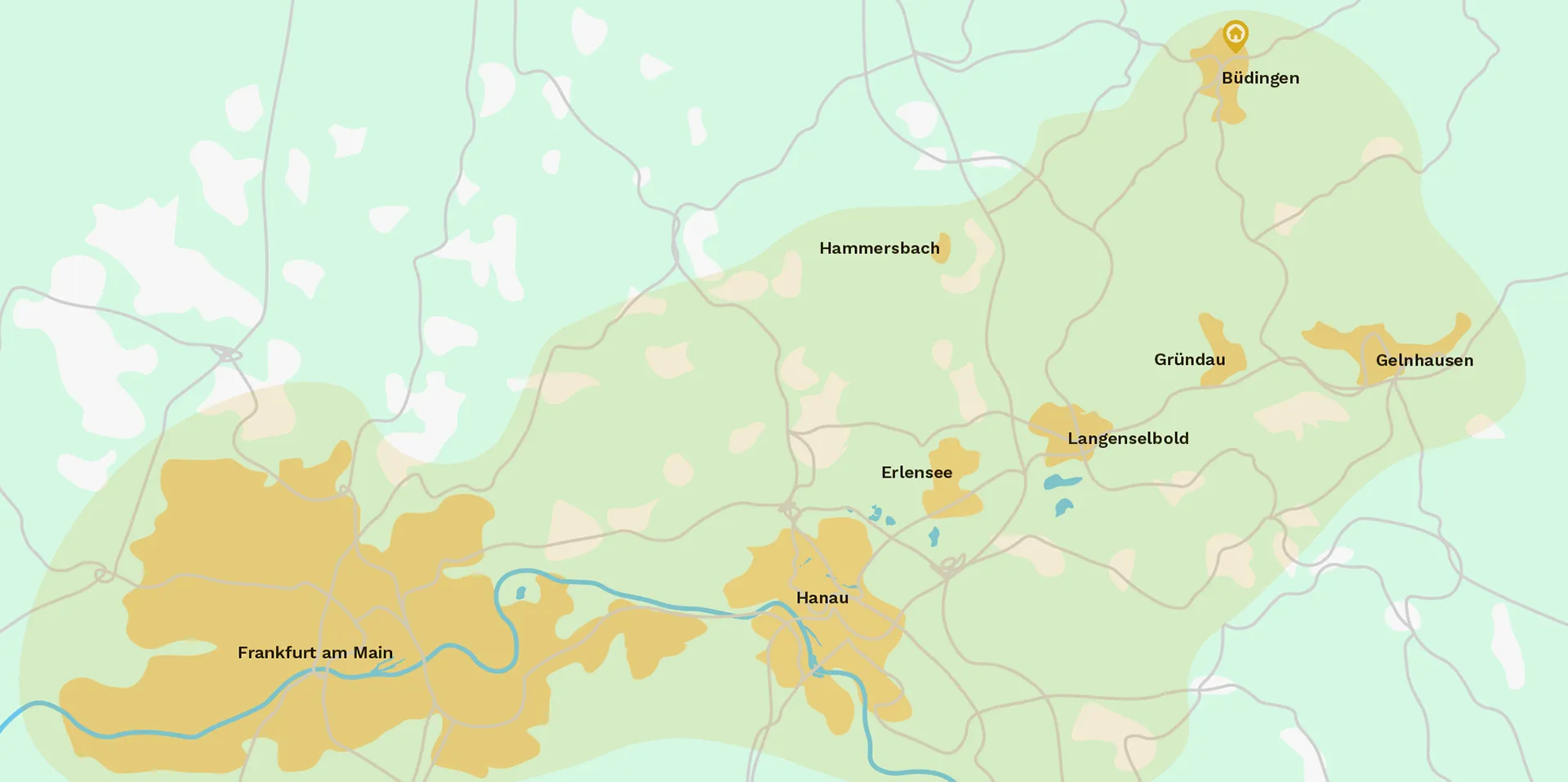 Marktplatz Immobilien - Karte Vermarktungsgebiet